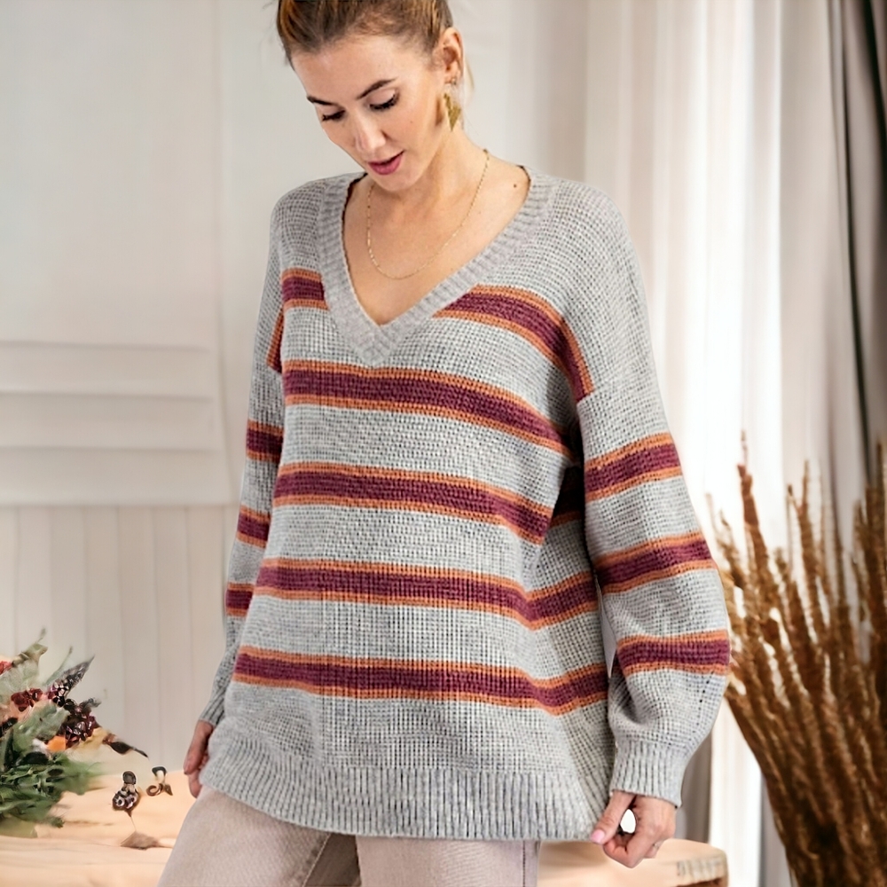 SAMPLE 39288 Waffle Knit Sweater